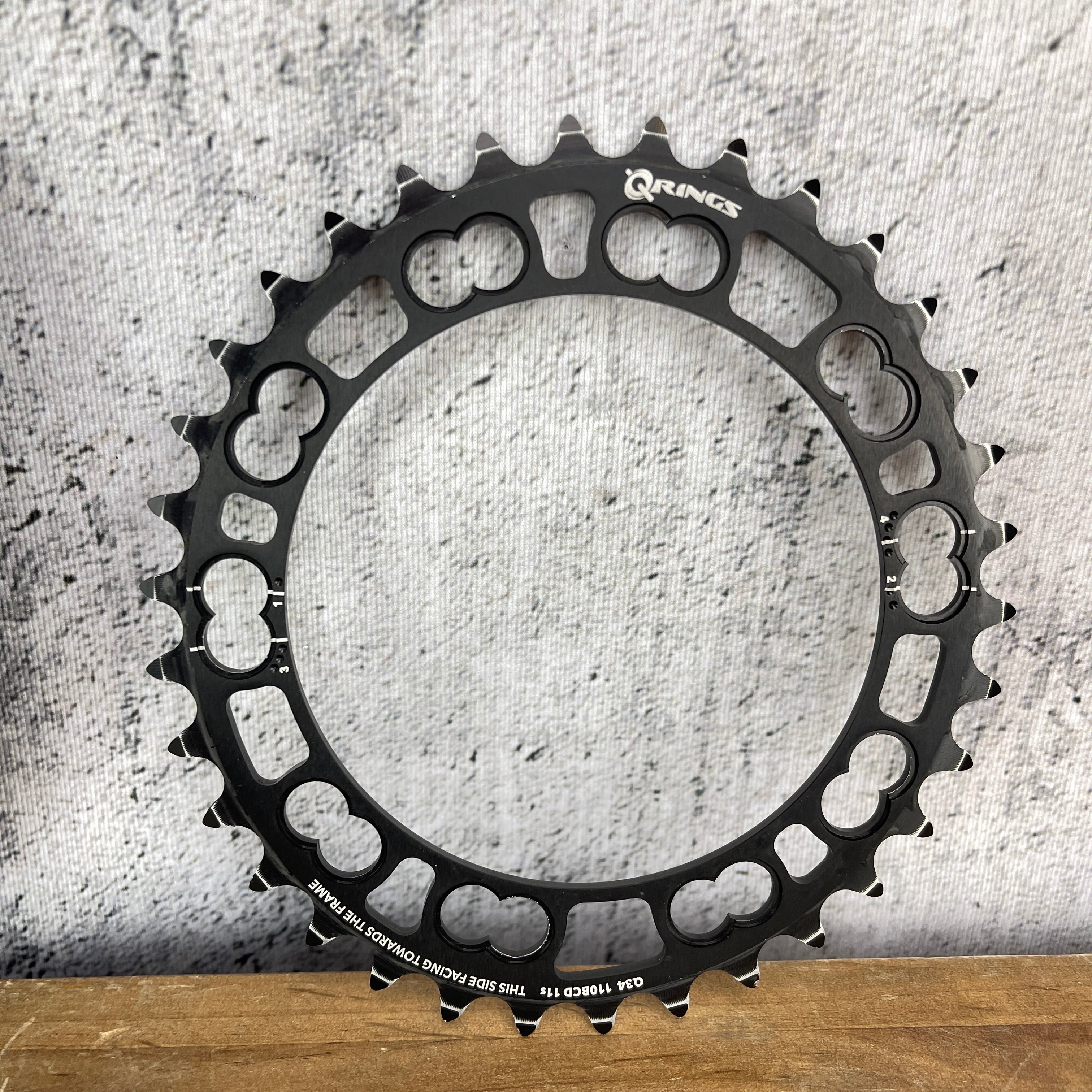 Rotor Q-Rings Qarbon 50/34t 110BCD 11-Speed Aero Road Bike Chainrings –  CyclingUpgrades.com