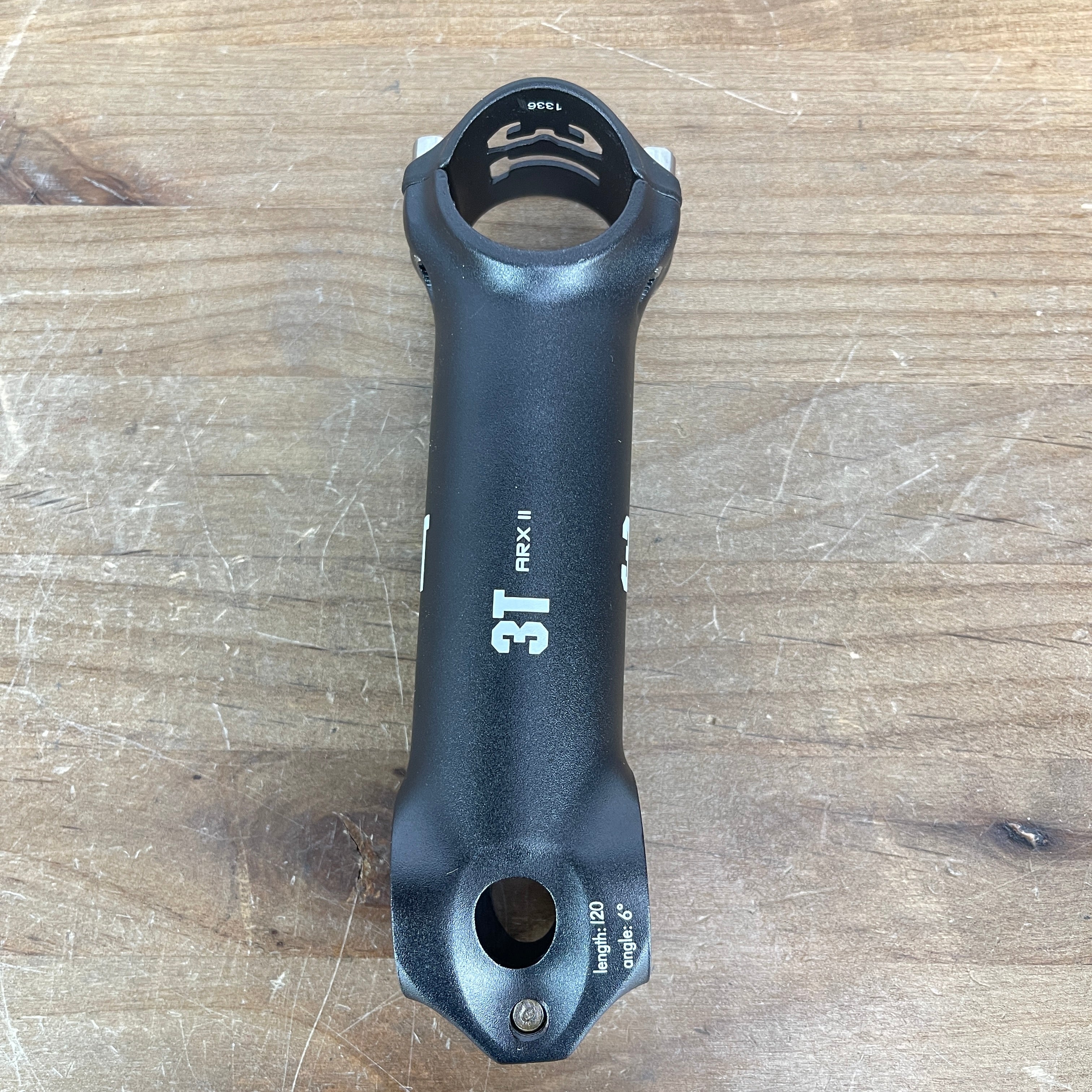 3T ARX II 120mm Alloy Stem 31.8 mm ±6 Degree 1 1/8 in 173g Black –  CyclingUpgrades.com