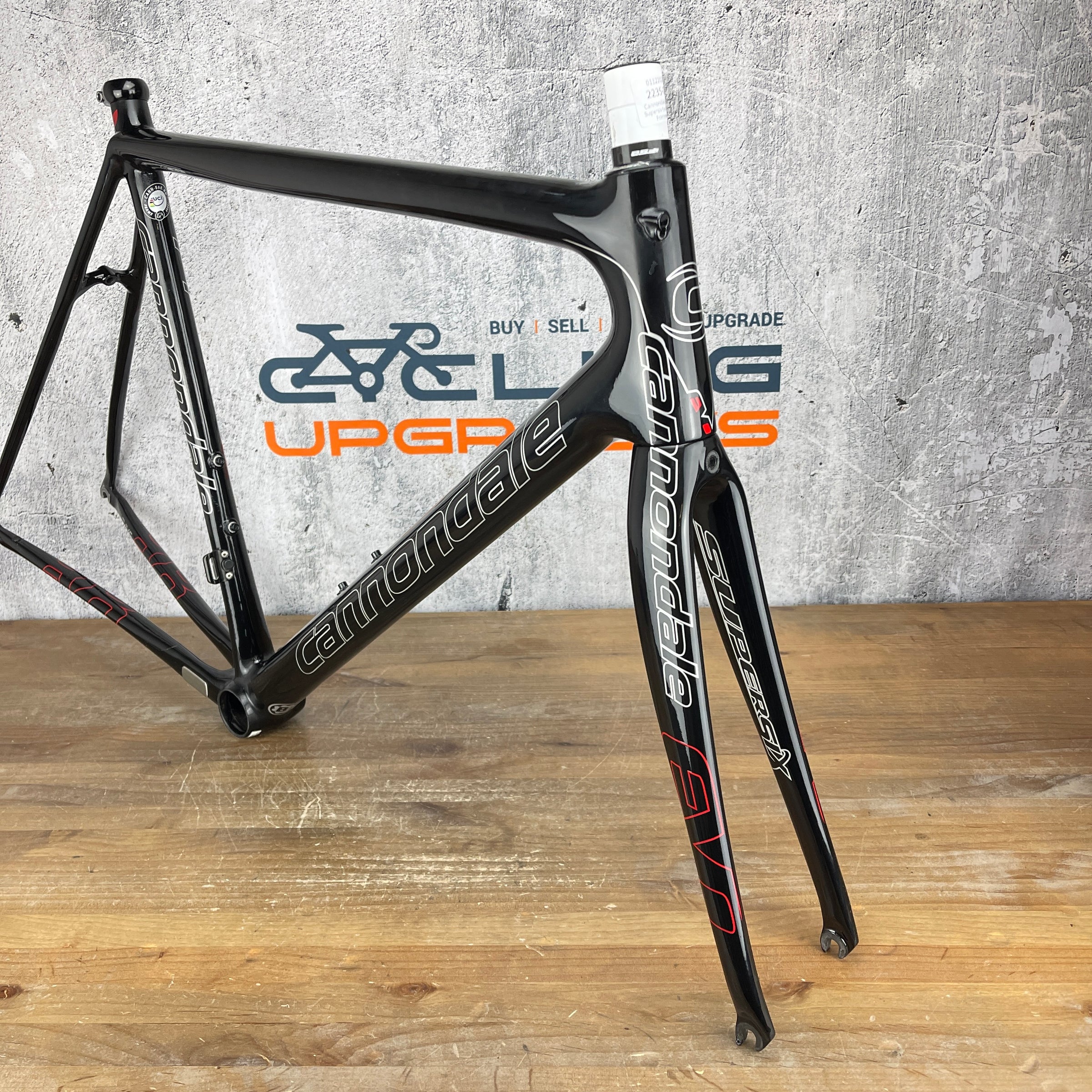 2013 Cannondale Supersix EVO Di2 56cm Rim Brake Carbon Frameset