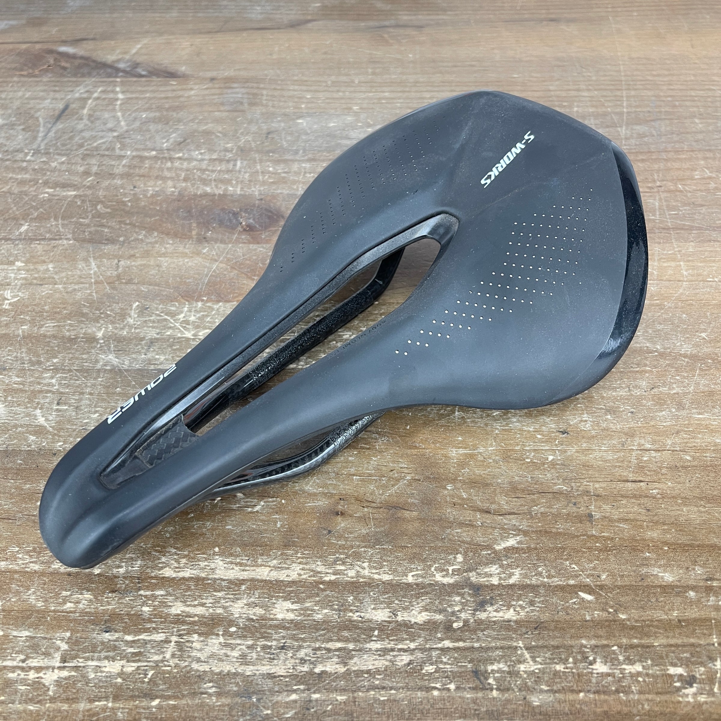 ダブル／ミストブルー S-WORKS POWER CARBON SADDLE 155mm 新品